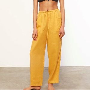 NWT Mara Hoffman York Pant in Tumeric